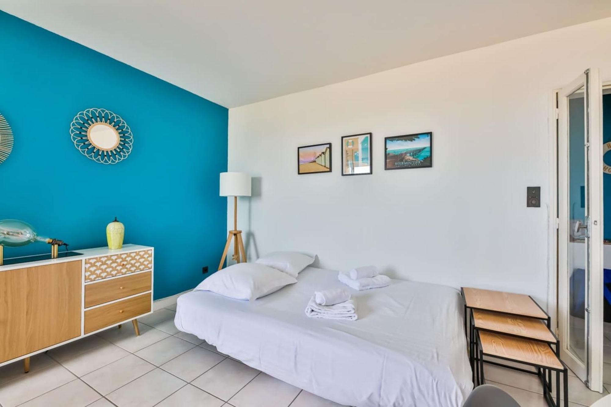 Apartamento Horizon - Sejour Cocooning Vue Mer Saint-Jean-de-Monts Exterior foto